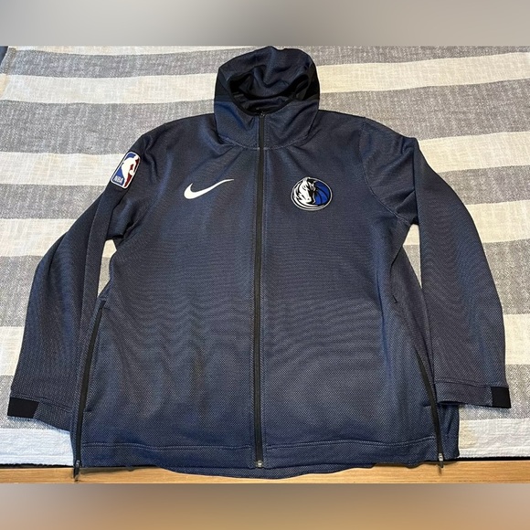 Nike Other - NIKE Navy Blue Dallas Mavericks SZ 3XL Zip Up Showtime Thermal Flex Pro Jacket